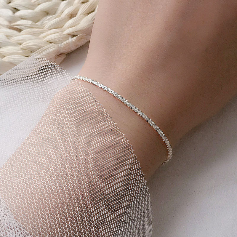 New Shining Babysbreath 925 Sterling Silver Bracelet