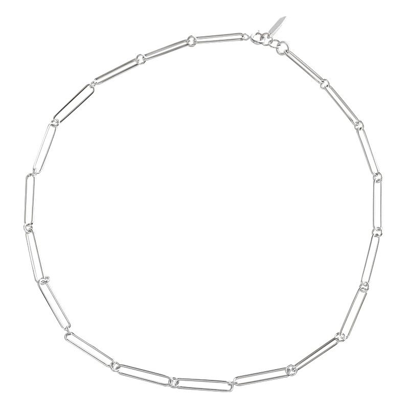 Fashion Hollow Chian 925 Sterling Silver Choker Necklace