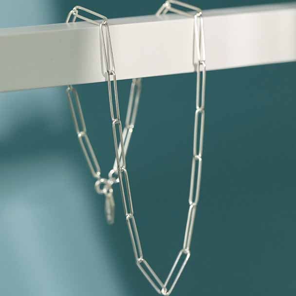 New Hollow Chain 925 Sterling Silver Necklace