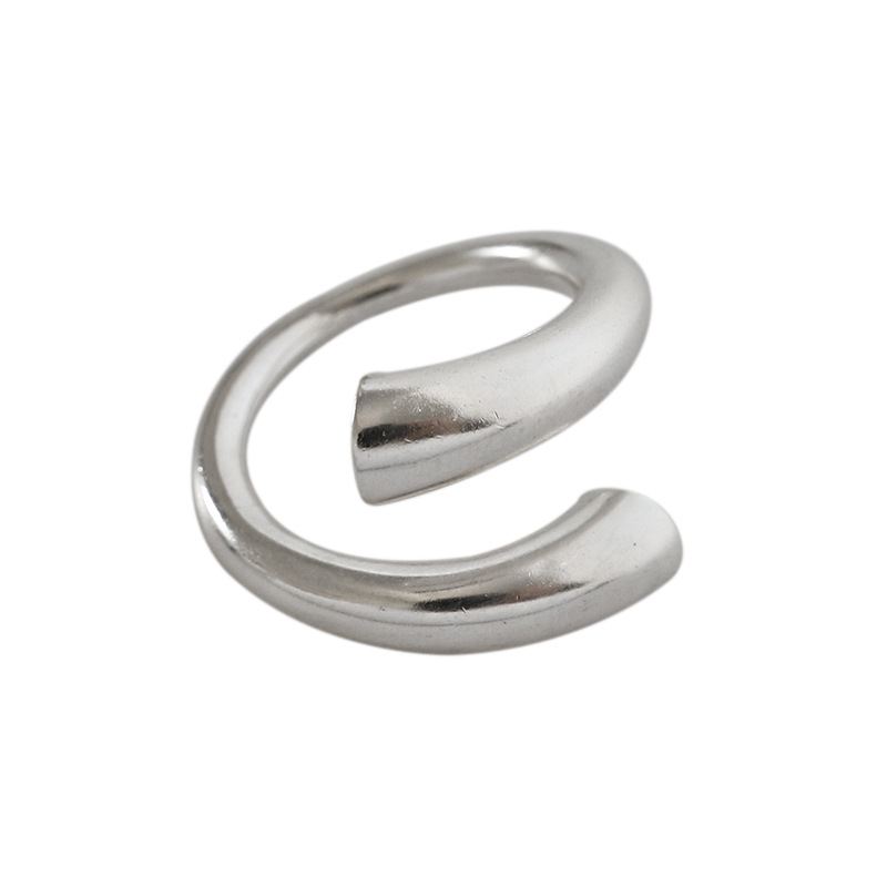 Minimalism Matte 925 Sterling Silver Adjustable Ring