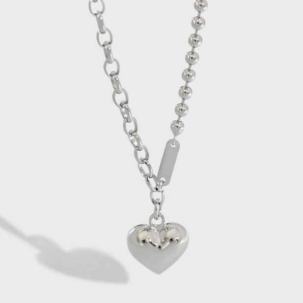 Lady Heart 925 Sterling Silver Necklace