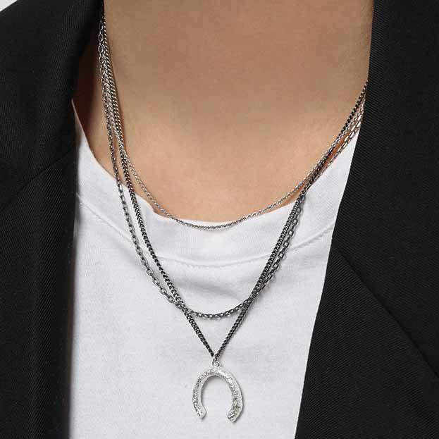 Minimalism Twisted Chain 925 Sterling Silver Necklace