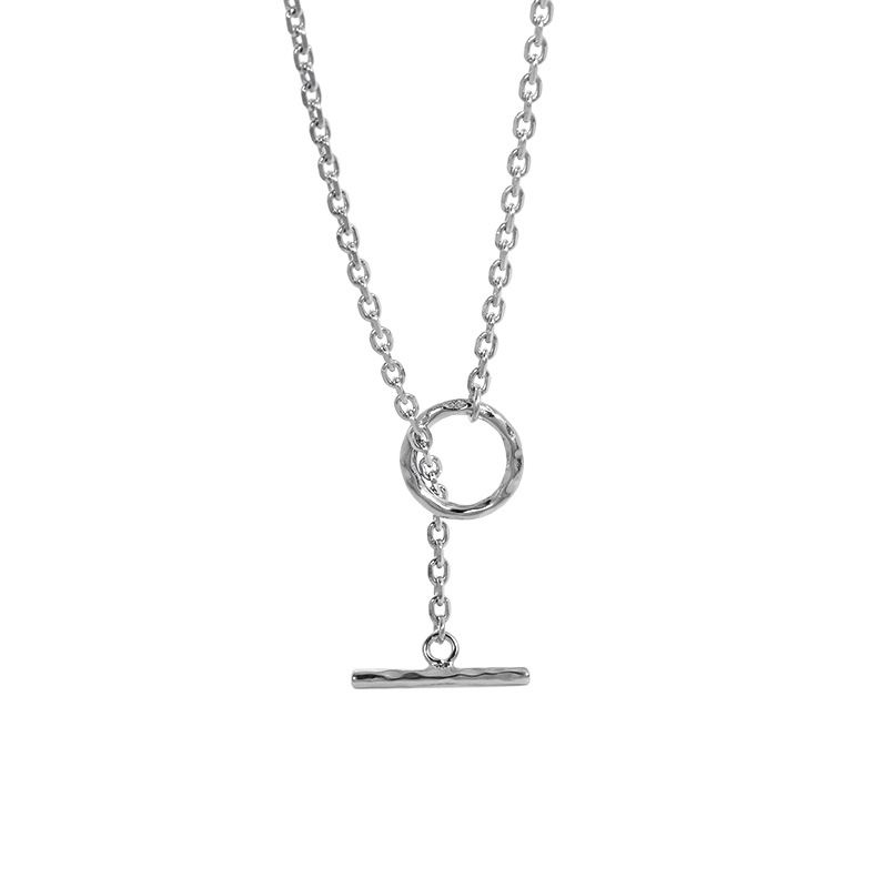 Holiday OT Buckle 925 Sterling Silver Chain Necklace