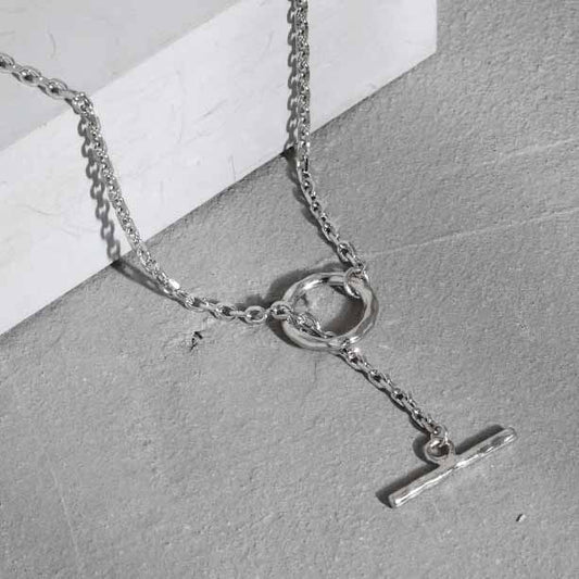 Holiday OT Buckle 925 Sterling Silver Chain Necklace