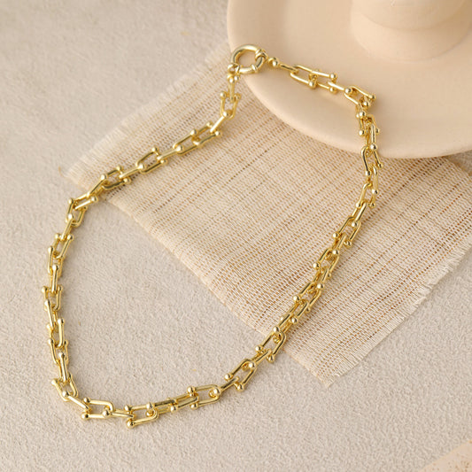 Classic Hollow Chain Fashion 925 Sterling Silver Necklace